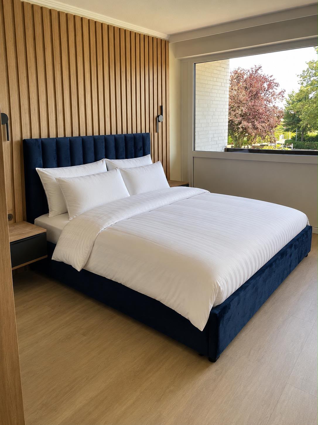 Illustration für ein Deluxe Doppelzimmer im Erdgeschoss mit Terrasse